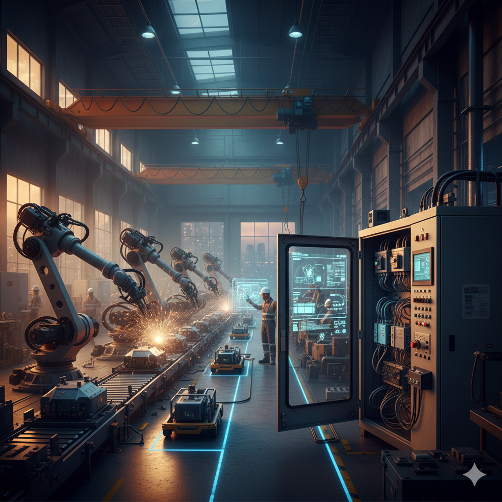 Endüstriyel otomasyon görseli
